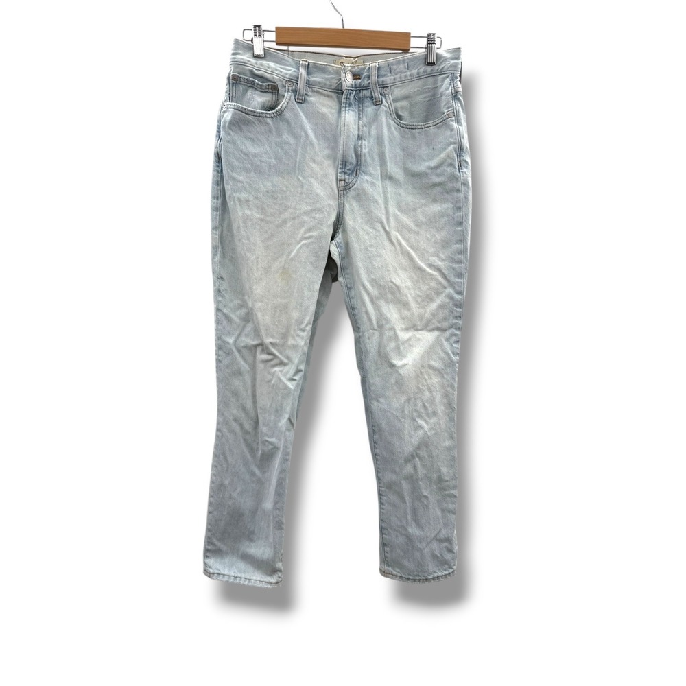 Madewell Perfect Vintage Jeans Size 29 Fitzgerald Wash High Rise Straight Light